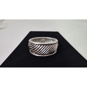 Premier Design Silver Tone Hinged Cuff Wide Bangle Bracelet VTG